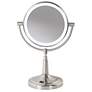 Cordless 13 1/4" High Vanity Mirror with LED LIght