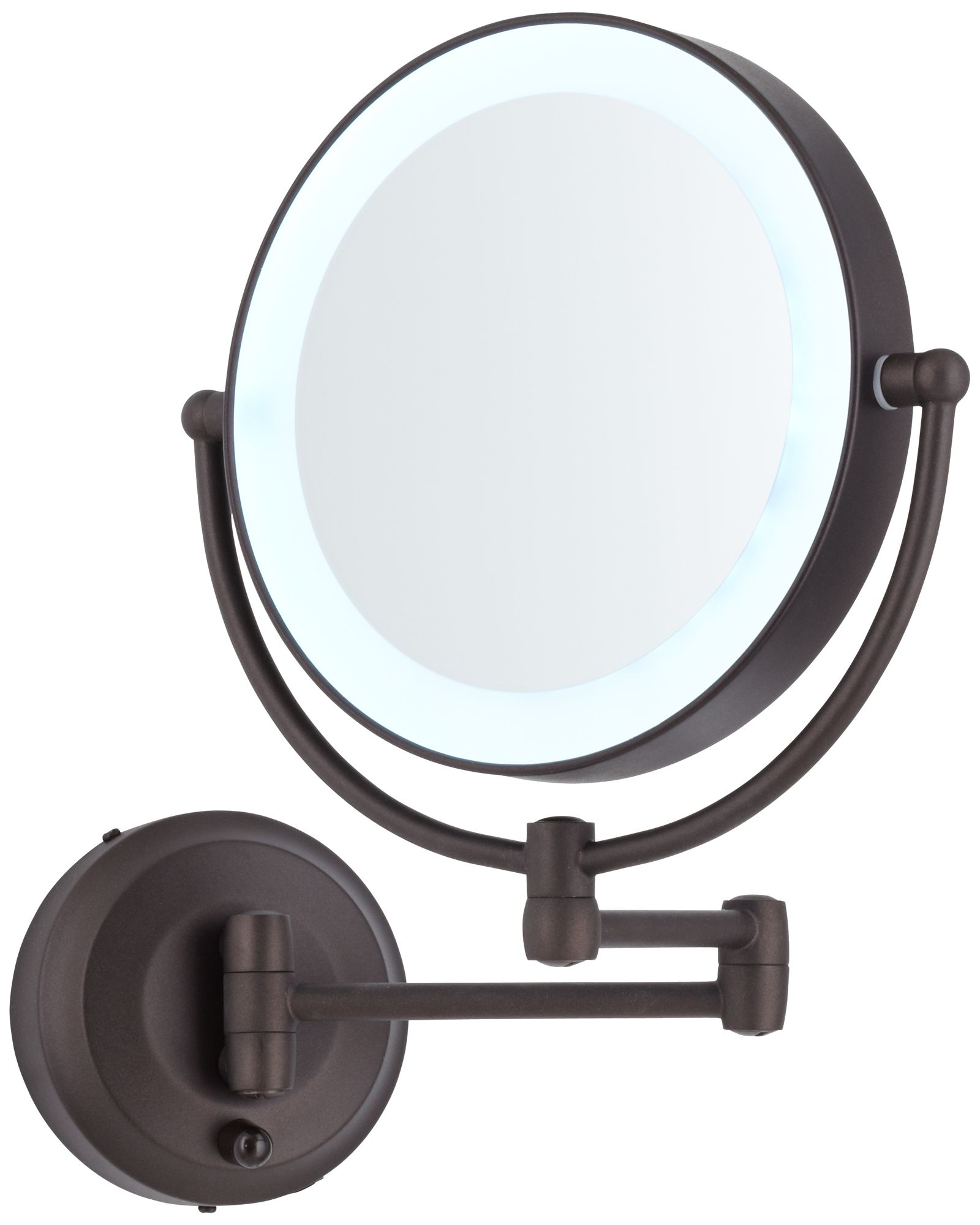 cordless wall mounted makeup mirror