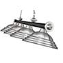 Cordon 81 3/4" Wide Black And Brushed Nickel 4-Light Pendant in scene
