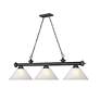 Cordon by Z-Lite Bronze 3 Light Billiard Light