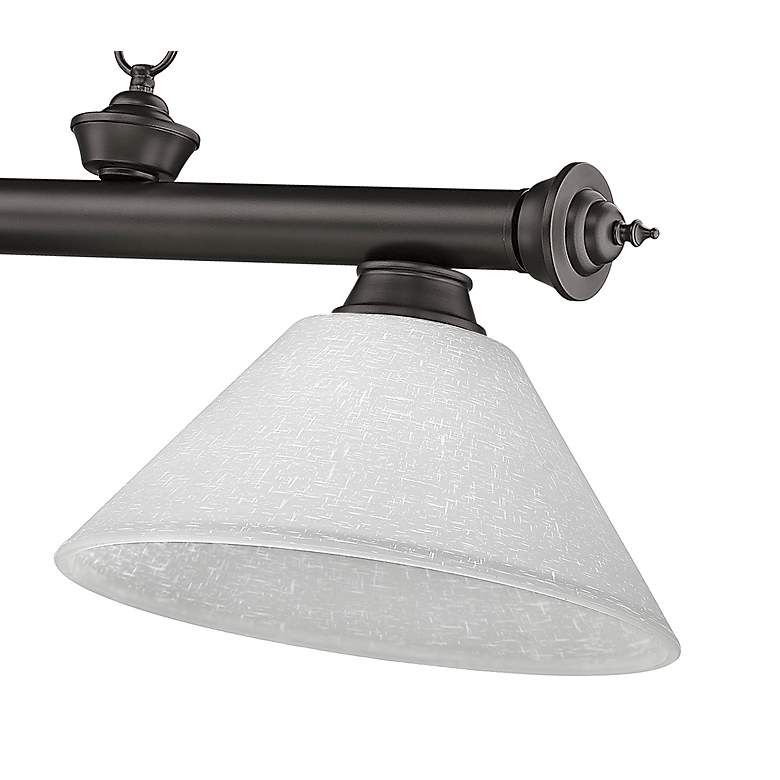 Image 6 Cordon by Z-Lite Bronze 3 Light Billiard Light more views