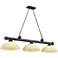 Cordon by Z-Lite Bronze 3 Light Billiard Light
