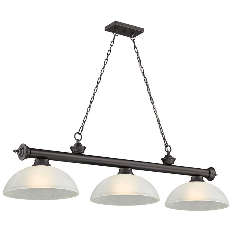 Image 1 Cordon by Z-Lite Bronze 3 Light Billiard Light
