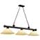 Cordon by Z-Lite Bronze 3 Light Billiard Light