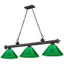 Thumbnail2 of Cordon by Z-Lite Bronze 3 Light Billiard Light
