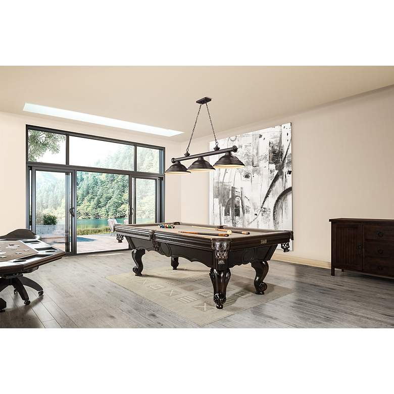 Image 3 Cordon by Z-Lite Bronze 3 Light Billiard Light more views