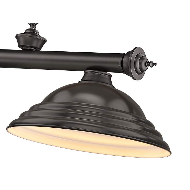 Image 7 Cordon by Z-Lite Bronze 3 Light Billiard Light more views