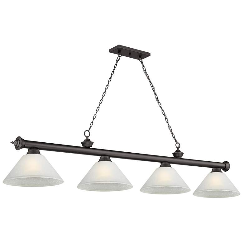 Image 1 Cordon by Z-Lite Bronze 4 Light Billiard Light