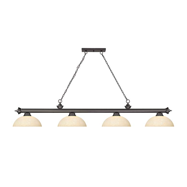 Image 5 Cordon by Z-Lite Bronze 4 Light Billiard Light more views