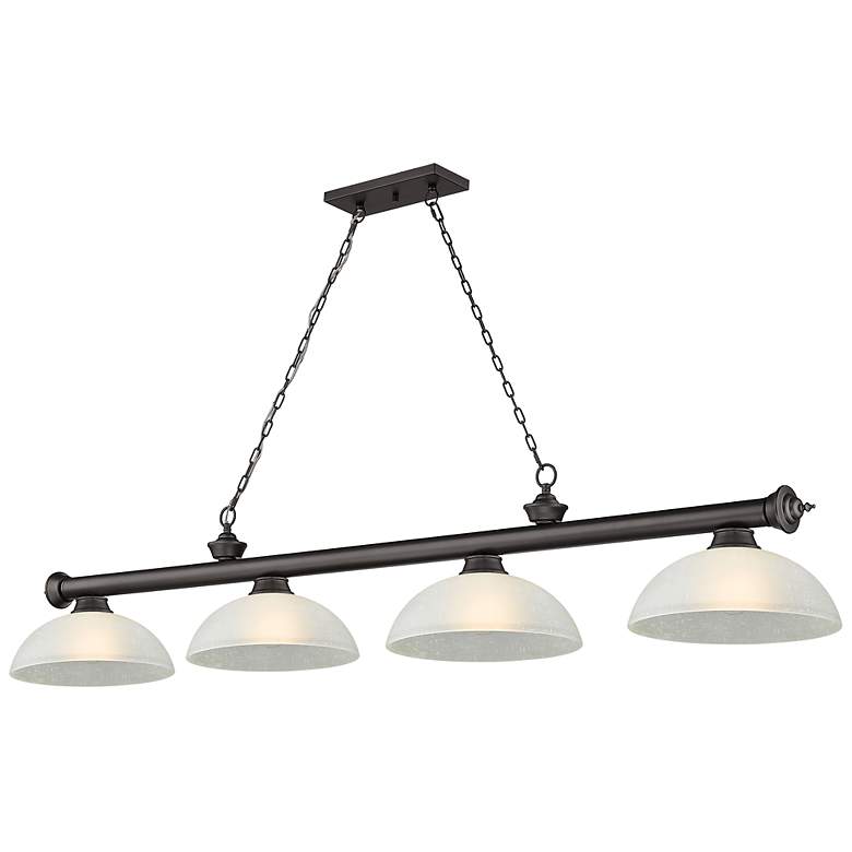 Image 2 Cordon by Z-Lite Bronze 4 Light Billiard Light