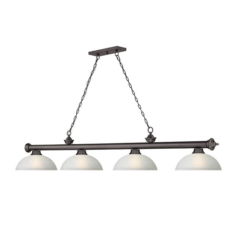 Image 6 Cordon by Z-Lite Bronze 4 Light Billiard Light more views