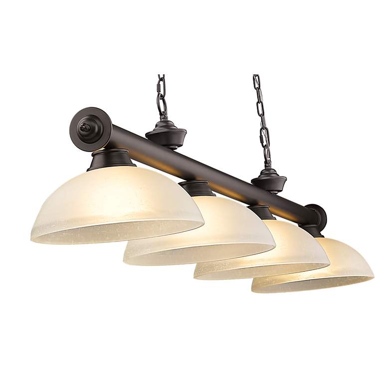 Image 7 Cordon by Z-Lite Bronze 4 Light Billiard Light more views
