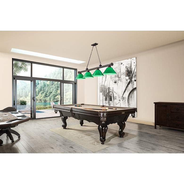 Image 3 Cordon by Z-Lite Bronze 4 Light Billiard Light more views
