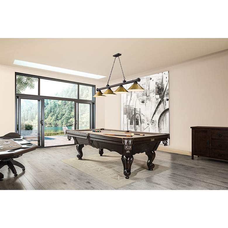 Image 3 Cordon by Z-Lite Bronze 4 Light Billiard Light more views