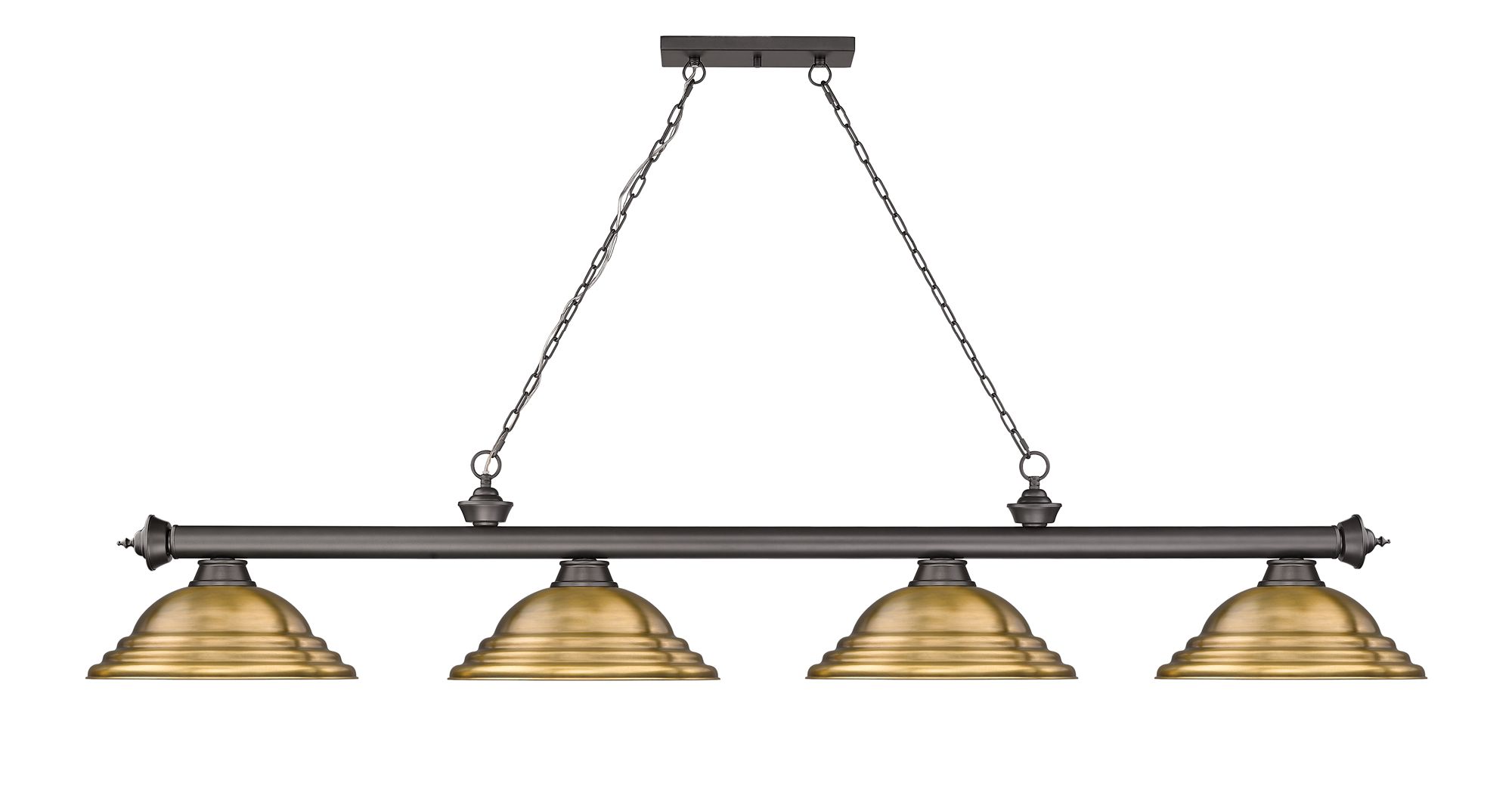 Image 5 Cordon by Z-Lite Bronze 4 Light Billiard Light more views