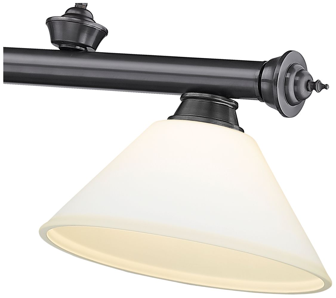 Image 6 Cordon by Z-Lite Bronze Plate 3 Light Billiard Light more views