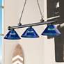 2_Cordon by Z-Lite Bronze Plate 3 Light Billiard Light