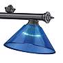 Cordon by Z-Lite Bronze Plate 3 Light Billiard Light in scene