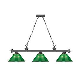 Image5 of Cordon by Z-Lite Bronze Plate 3 Light Billiard Light more views