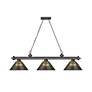 5_Cordon by Z-Lite Bronze Plate 3 Light Billiard Light more views