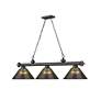 6_Cordon by Z-Lite Bronze Plate 3 Light Billiard Light more views
