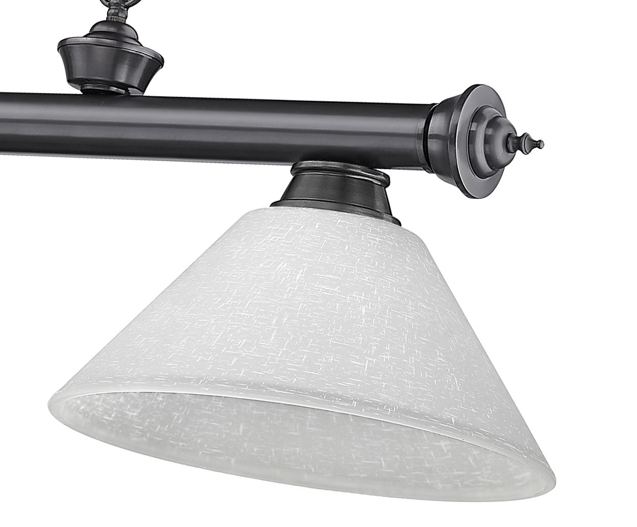 Image 7 Cordon by Z-Lite Bronze Plate 3 Light Billiard Light more views