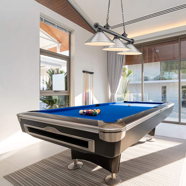 Image 3 Cordon by Z-Lite Bronze Plate 3 Light Billiard Light more views