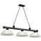 Cordon by Z-Lite Bronze Plate 3 Light Billiard Light