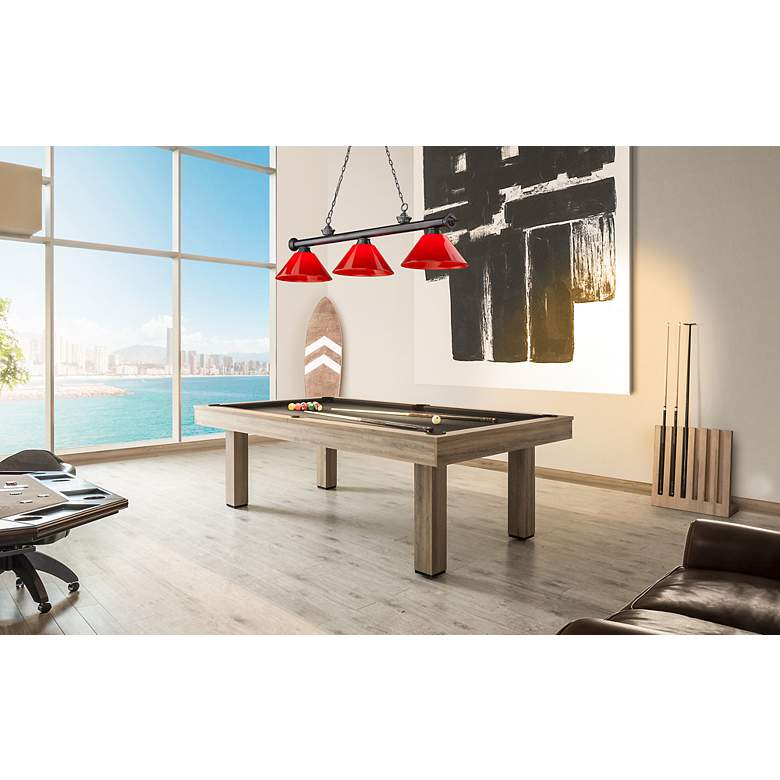 Image 3 Cordon by Z-Lite Bronze Plate 3 Light Billiard Light more views