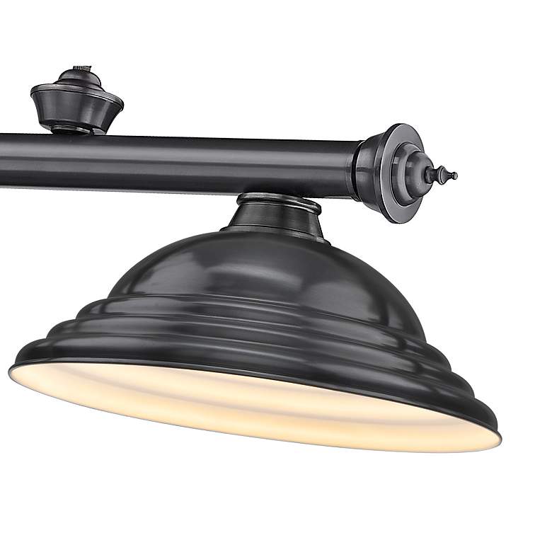 Image 6 Cordon by Z-Lite Bronze Plate 3 Light Billiard Light more views