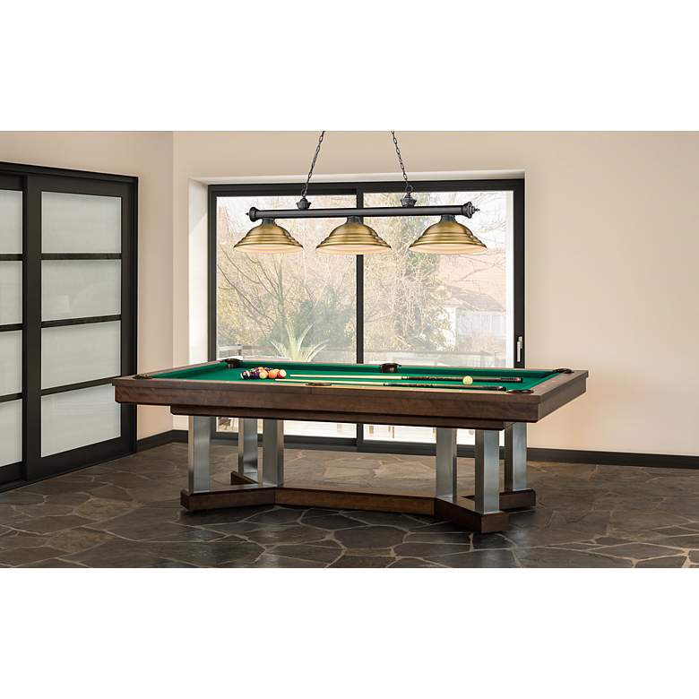 Image 3 Cordon by Z-Lite Bronze Plate 3 Light Billiard Light more views