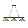 5_Cordon by Z-Lite Bronze Plate 3 Light Billiard Light more views