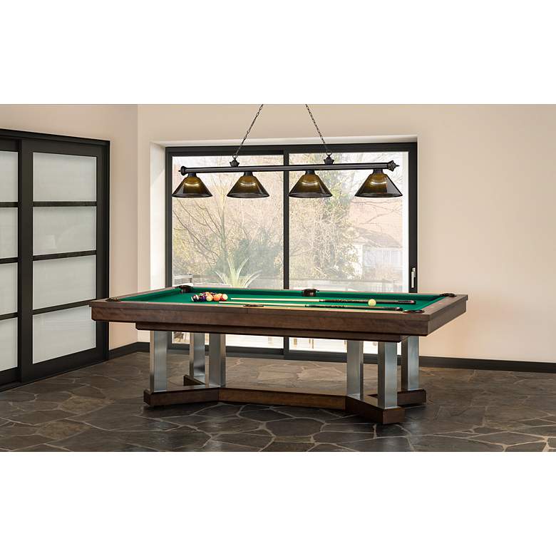 Image 3 Cordon by Z-Lite Bronze Plate 4 Light Billiard Light more views