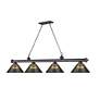 6_Cordon by Z-Lite Bronze Plate 4 Light Billiard Light more views