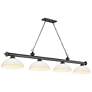 Cordon by Z-Lite Bronze Plate 4 Light Billiard Light