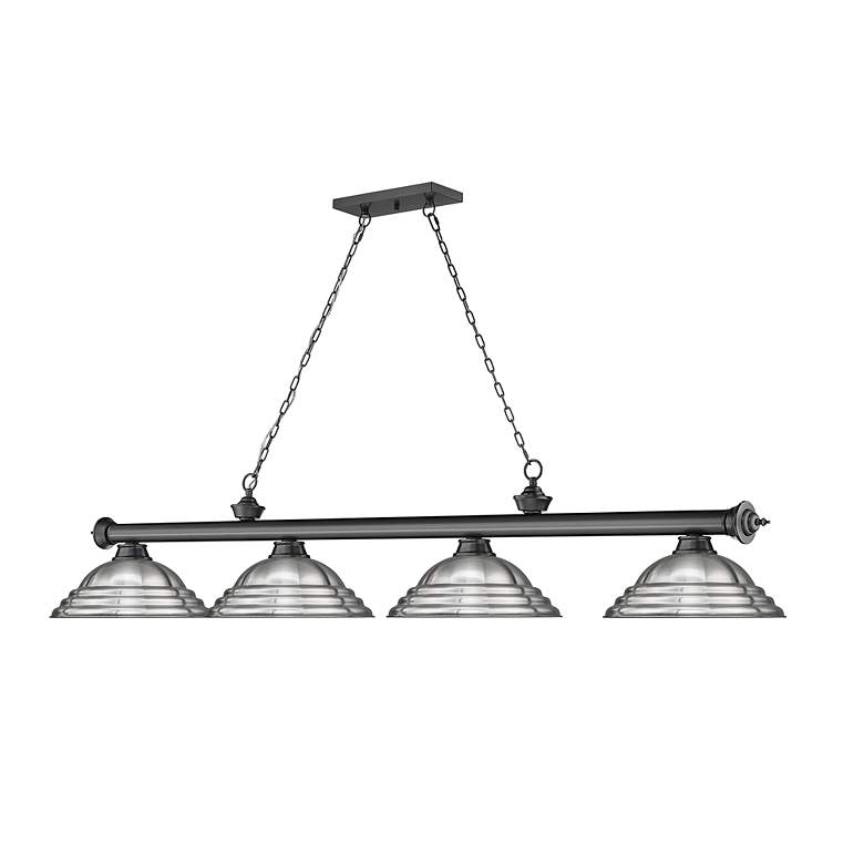 Image 6 Cordon by Z-Lite Bronze Plate 4 Light Billiard Light more views