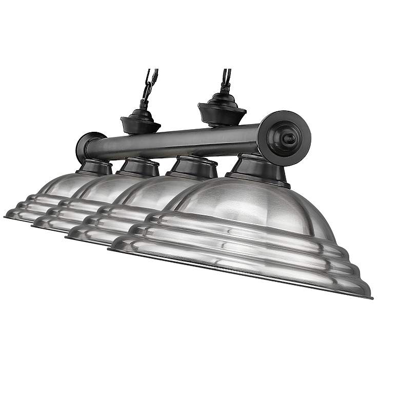 Image 7 Cordon by Z-Lite Bronze Plate 4 Light Billiard Light more views