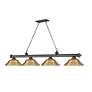 6_Cordon by Z-Lite Bronze Plate 4 Light Billiard Light more views