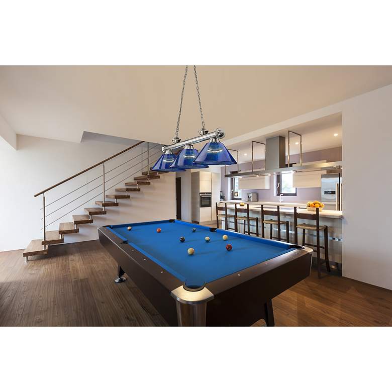 Image 4 Cordon by Z-Lite Brushed Nickel 3 Light Billiard Light more views