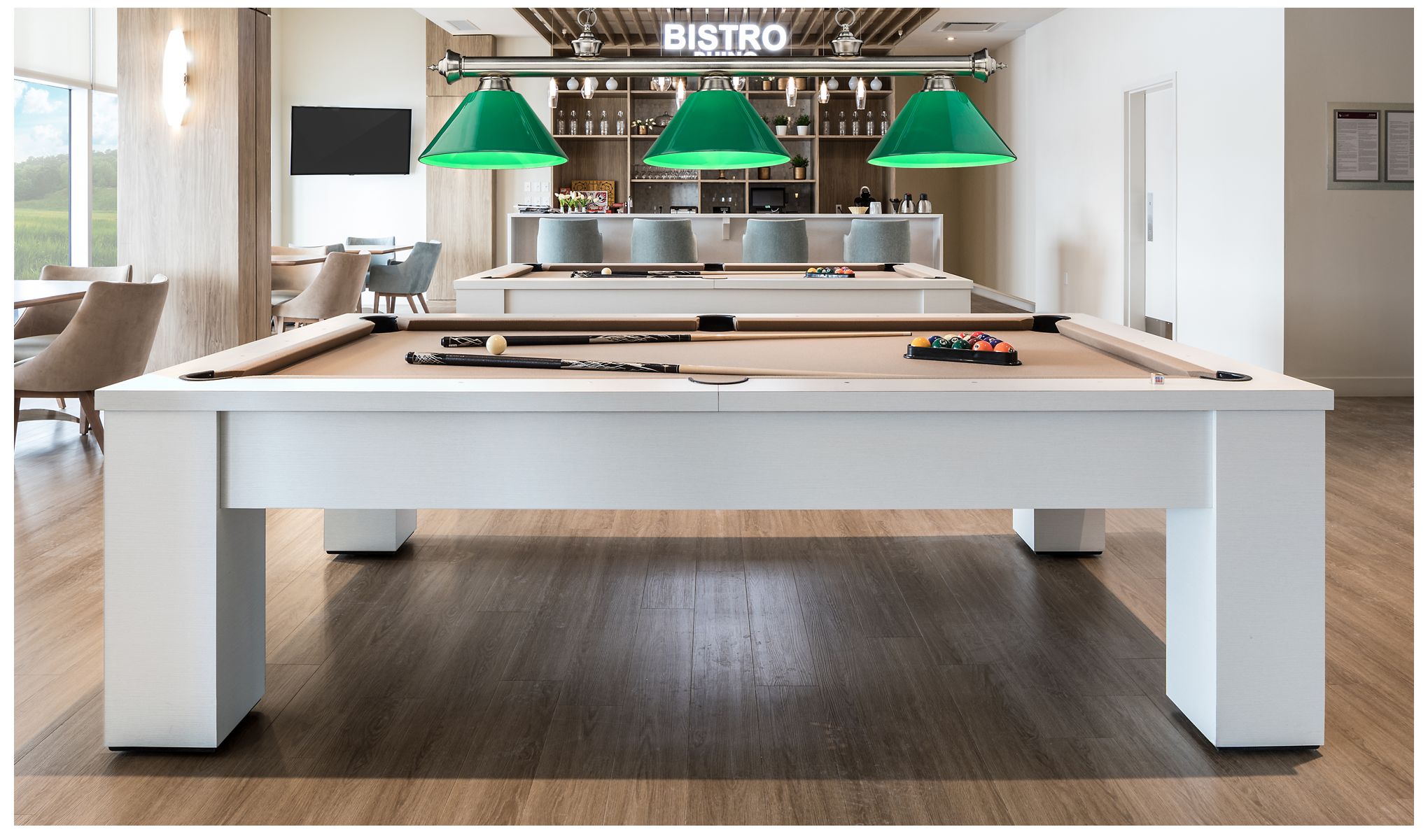 Image 2 Cordon by Z-Lite Brushed Nickel 3 Light Billiard Light more views