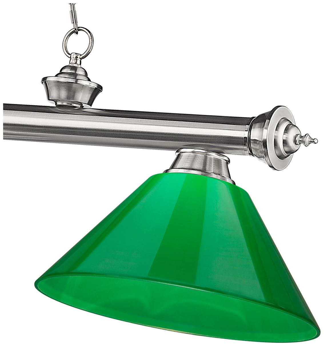 Image 6 Cordon by Z-Lite Brushed Nickel 3 Light Billiard Light more views