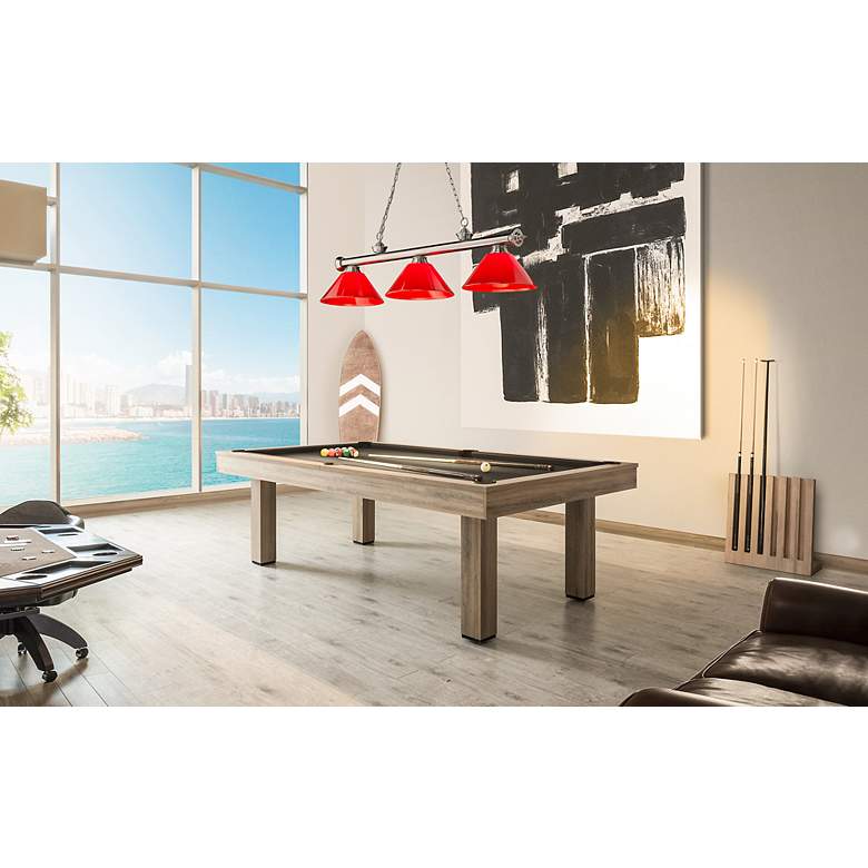 Image 4 Cordon by Z-Lite Brushed Nickel 3 Light Billiard Light more views