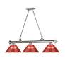 6_Cordon by Z-Lite Brushed Nickel 3 Light Billiard Light more views