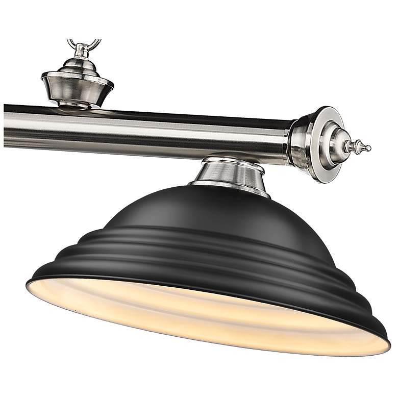 Image 6 Cordon by Z-Lite Brushed Nickel 3 Light Billiard Light more views