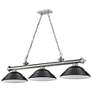 7_Cordon by Z-Lite Brushed Nickel 3 Light Billiard Light more views