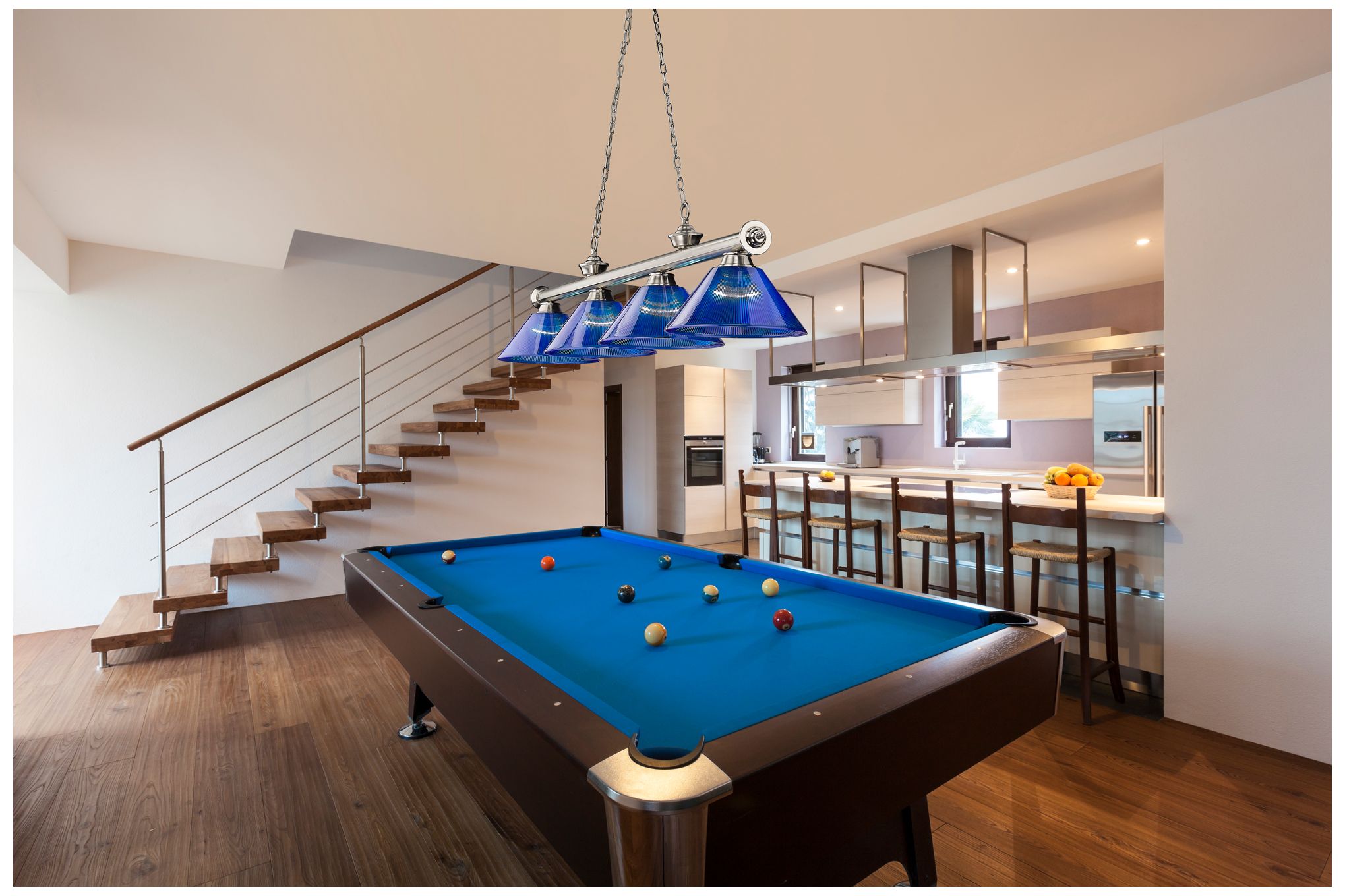 Image 3 Cordon by Z-Lite Brushed Nickel 4 Light Billiard Light more views