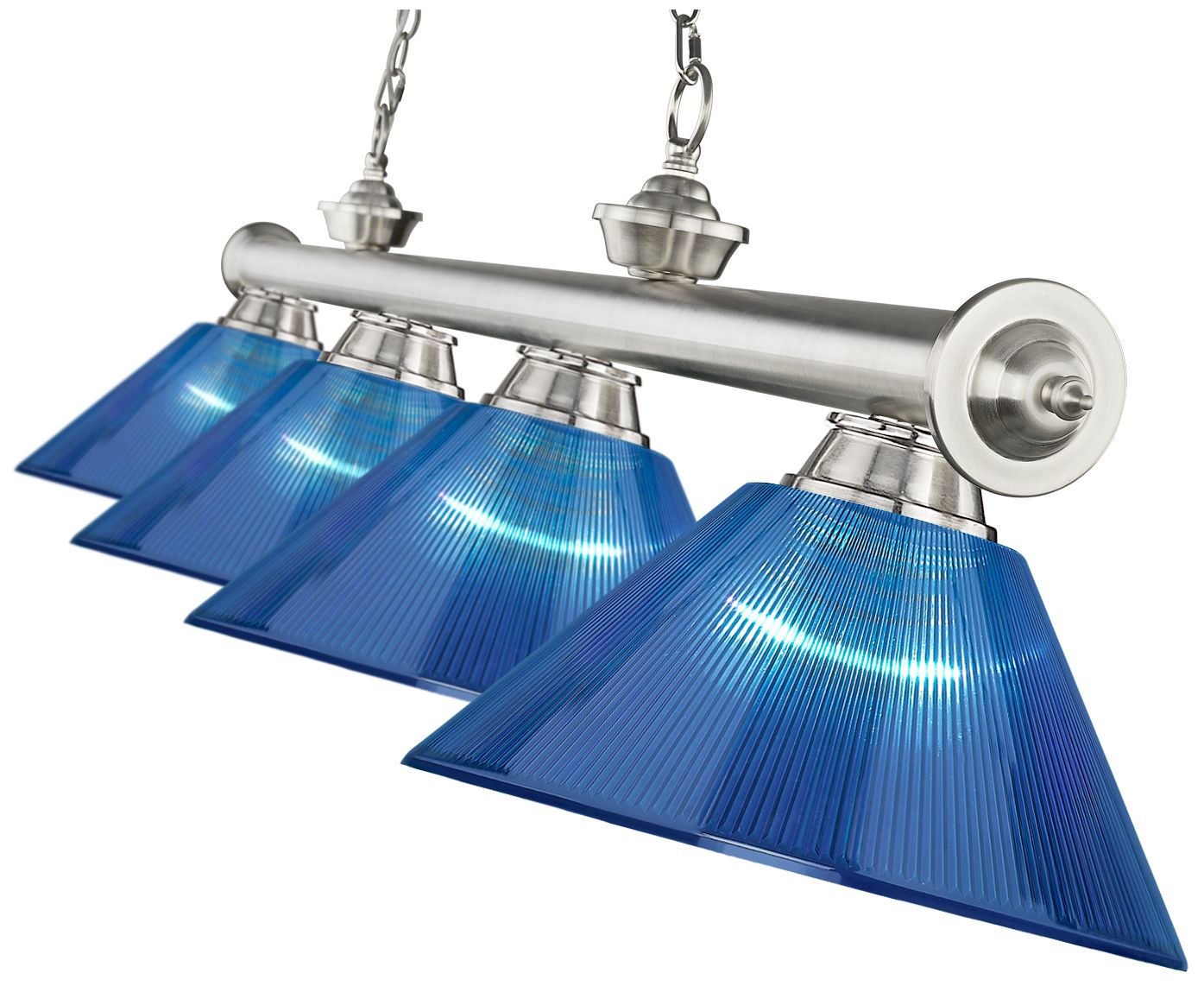 Image 6 Cordon by Z-Lite Brushed Nickel 4 Light Billiard Light more views