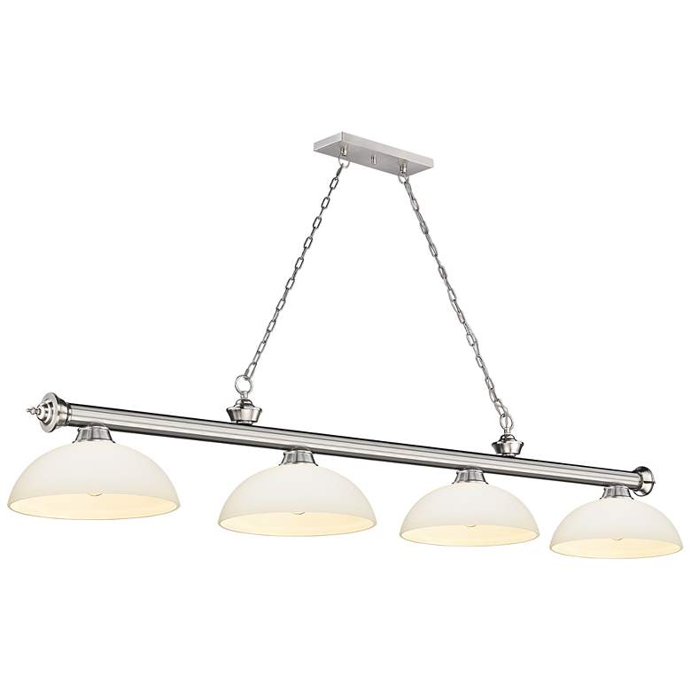 Image 1 Cordon by Z-Lite Brushed Nickel 4 Light Billiard Light