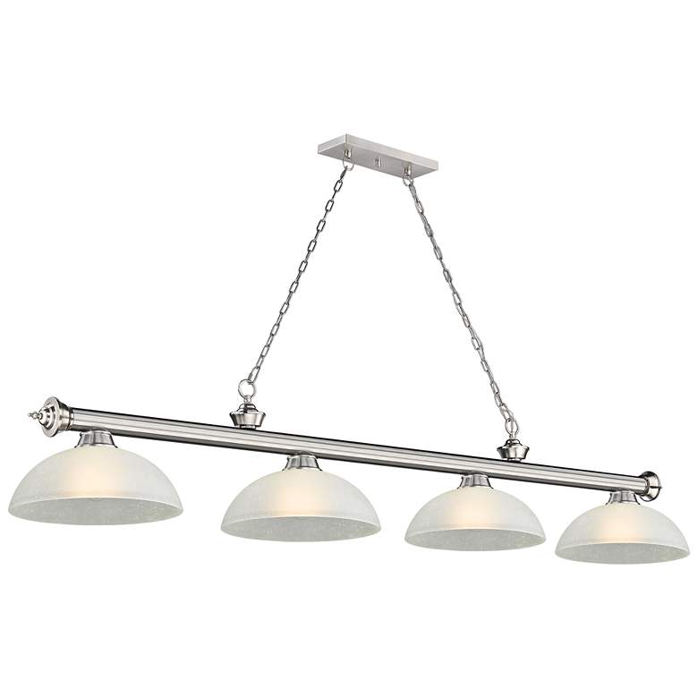 Image 1 Cordon by Z-Lite Brushed Nickel 4 Light Billiard Light