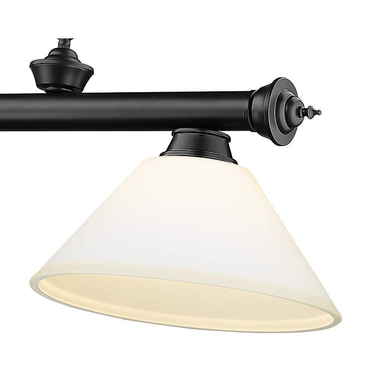 Image 7 Cordon by Z-Lite Matte Black 3 Light Billiard Light more views